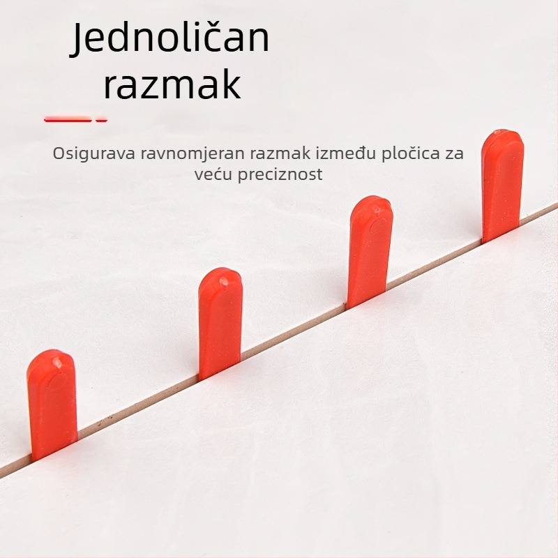 Alat za pozicioniranje i niveliranje pločica s križnim klipsama za zidne i podne pločice