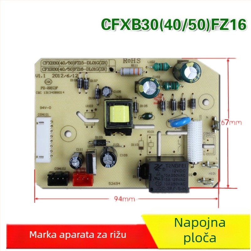 Napajanje ploča za Supor električni tlak kuhalo i glavna ploča za rižovar Supor