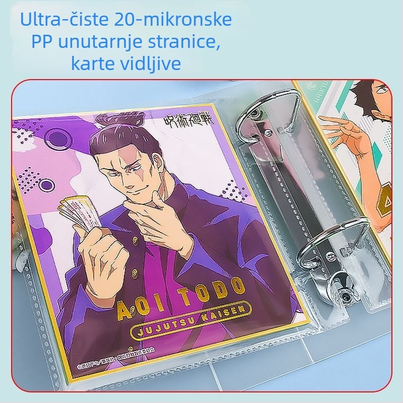 Japansko izdanje: album za pohranu kolor kartica za anime, dimenzije 14x21x15 cm, stranice s odvojenim listovima