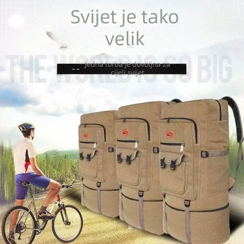 Platnena putna torba za putovanje, velika kapaciteta, pretinac za telefon, vodootporna