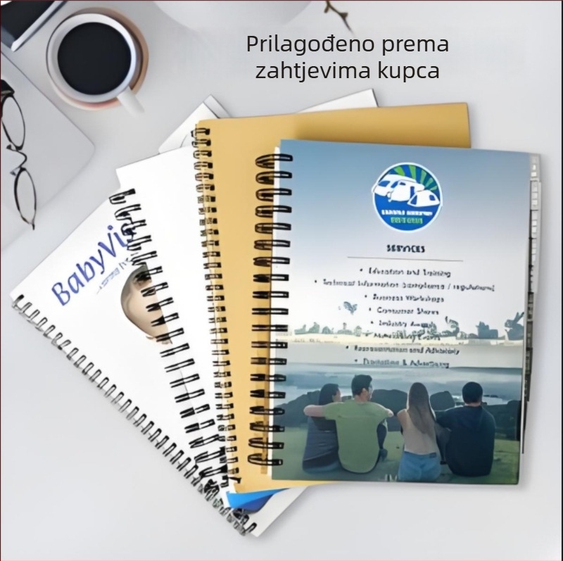 2026 Transgranični ekskluzivni planer, A5, spiralno uvezana bilježnica za prilagodbu