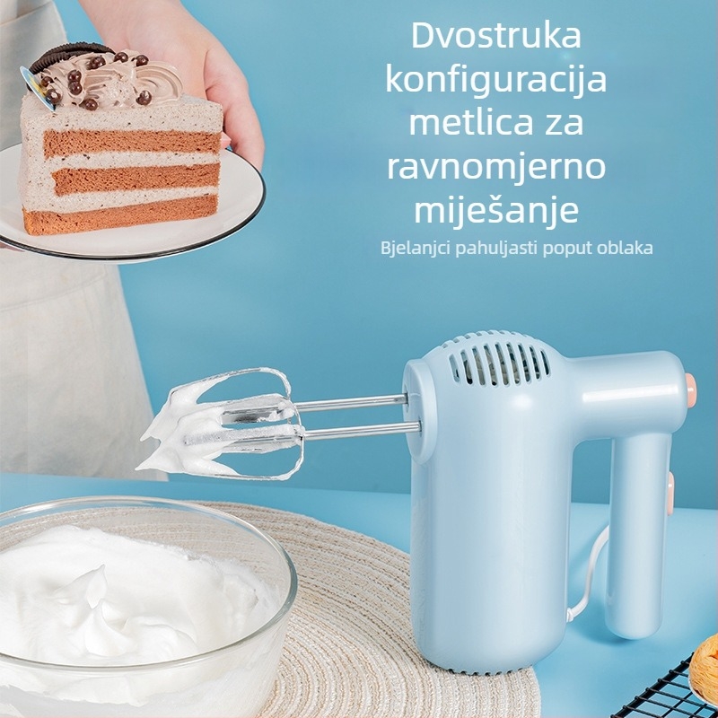 RSD ručni električni mikser za jaja i vrhnje, mini kućni mikser, 5 brzina