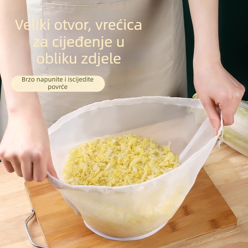 Torba za cijeđenje nadjeva za knedle, torba za isušivanje povrća, filtr za sojino mlijeko, kuhinjski dehydrator