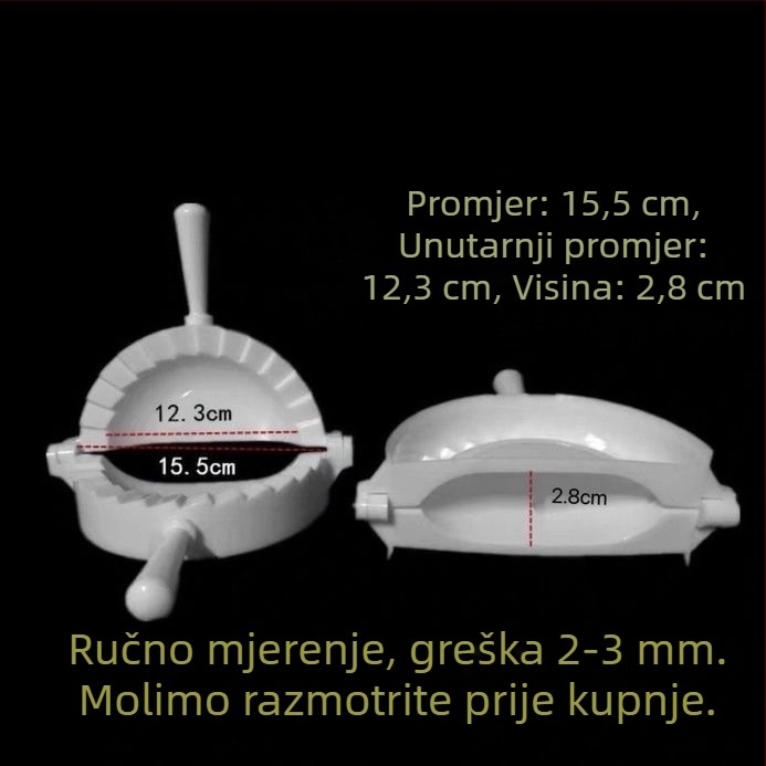 Mašinska za knedle s čvrstim drškom, velika kalupa za por, bambus klips, forme za rižu i deserte