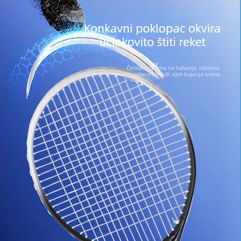 Trener za tenis za samostalni trening s kabelom za povrat – komplet reketa za početnike i djecu