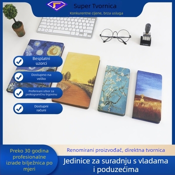 Bookboy Studentski blok A5B5 – elegantan planer, prilagodljiva bilježnica za skice uz jednostavan logotip