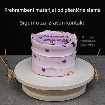 Plastična rotirajuća ploča za ukrašavanje torti s protukliznom površinom