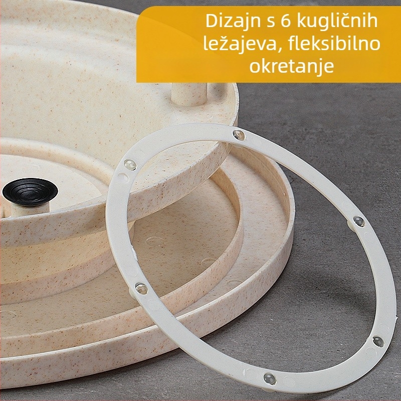 Plastična rotirajuća ploča za ukrašavanje torti s protukliznom površinom