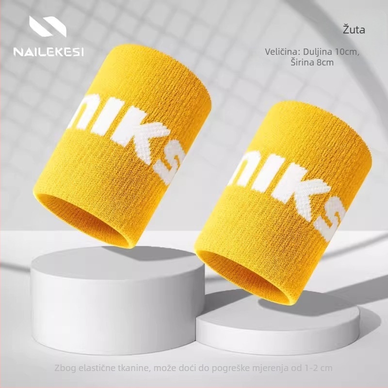 Dječja sportska narukvica za zapešće s apsorpcijom znoja, pogodna za košarku, odbojku i badminton; materijal: spandex