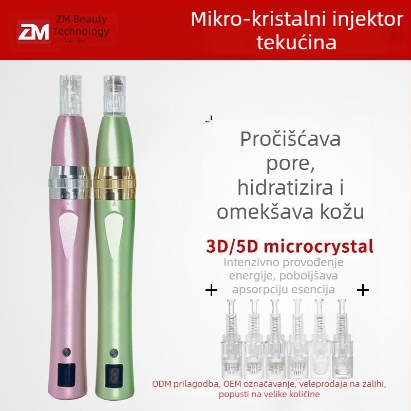 Domaći masažer za lice s nano-mikrokrystalnom njegom kože i boosterom penetracije esencije