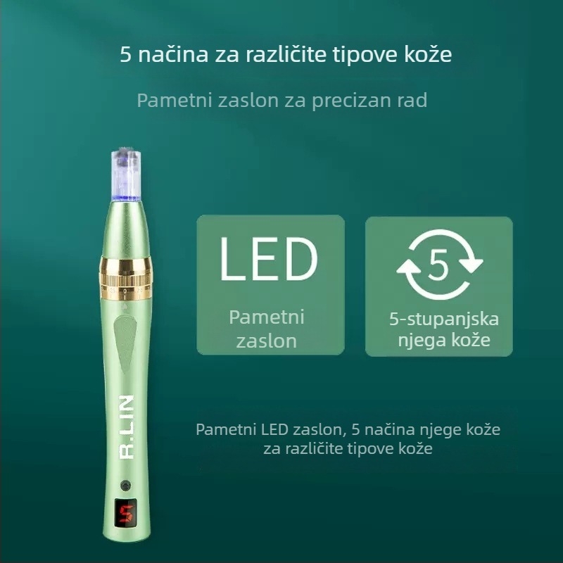 Domaći masažer za lice s nano-mikrokrystalnom njegom kože i boosterom penetracije esencije