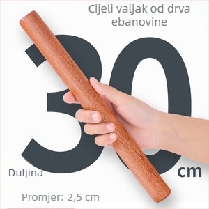 Premium masivni drveni valjak za tijesto, ekstra veliki, od sandalovog drveta, za listove za knedle, kuhinjski alat