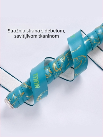 Taiang Destiny FH01DZ Potna traka za grip, dužina 2 m, zlatni preljevi za dršku 1,5 m, protivklizna PU površina, pogodna za štapove za ribolov i badminton rekete