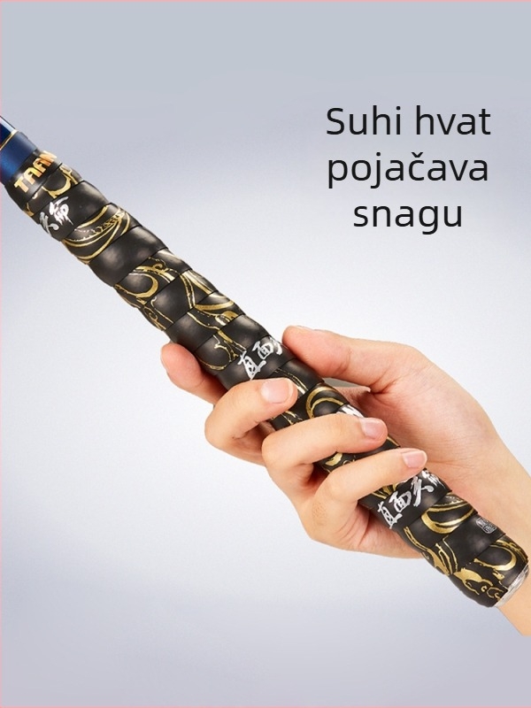 Taiang Destiny FH01DZ Potna traka za grip, dužina 2 m, zlatni preljevi za dršku 1,5 m, protivklizna PU površina, pogodna za štapove za ribolov i badminton rekete