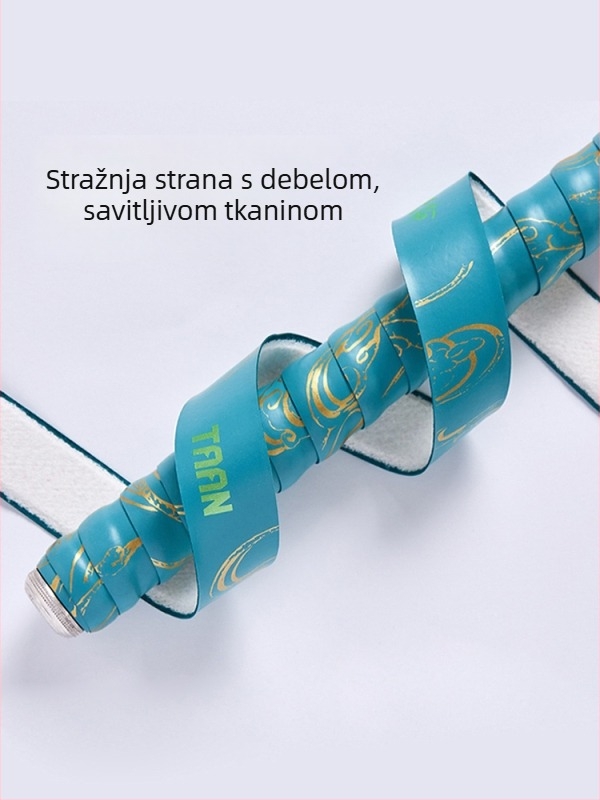 Taiang Destiny FH01DZ Potna traka za grip, dužina 2 m, zlatni preljevi za dršku 1,5 m, protivklizna PU površina, pogodna za štapove za ribolov i badminton rekete