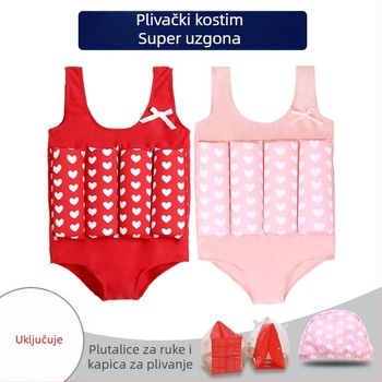 Dječji plivački kostim s potporom za plivanje — jednodijelni za djevojčice i dječake, za bebe i malu djecu, za početnike plivanja
