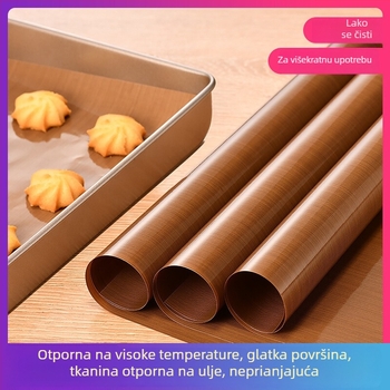 PE papir za pečenje, neprijanjajući, višekratna upotreba, podloga za pećnice za rolne torti i pečenje