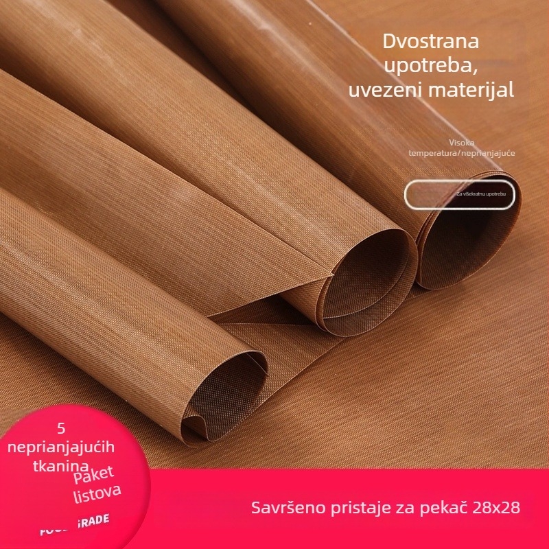 PE papir za pečenje, neprijanjajući, višekratna upotreba, podloga za pećnice za rolne torti i pečenje