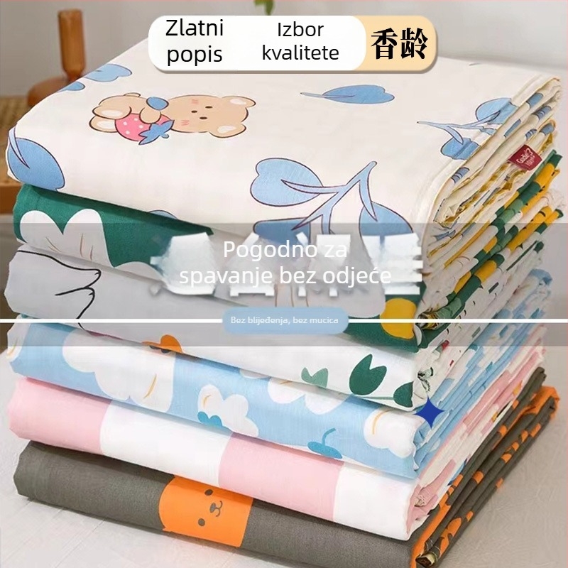Posteljina od 100% pamuka, twill tkanina, reaktivno tiskanje i bojanje, moderni minimalistički stil za kućnu upotrebu