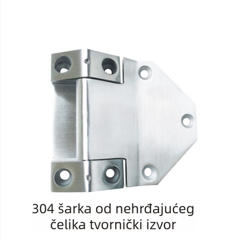 Panta vrata od 304 nehrđajućeg čelika, teška nosivost, industrijski dizajn, debele konstrukcije