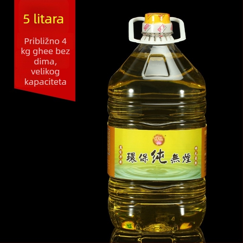 Tekuće biljno ulje za lampe, 5 L, bez dima i mirisa, premium ulje za Buddha lampe