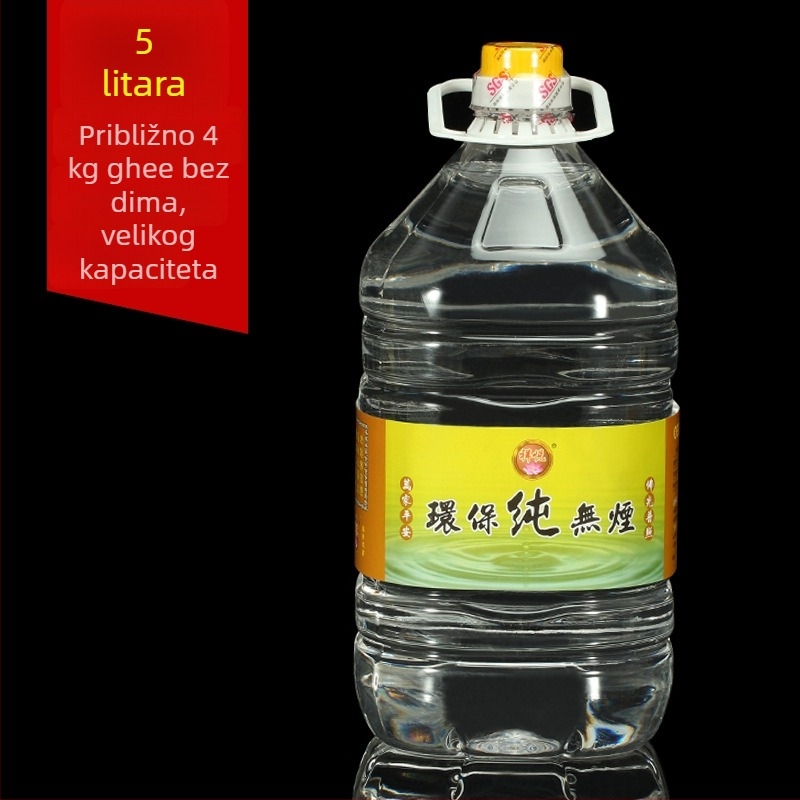 Tekuće biljno ulje za lampe, 5 L, bez dima i mirisa, premium ulje za Buddha lampe