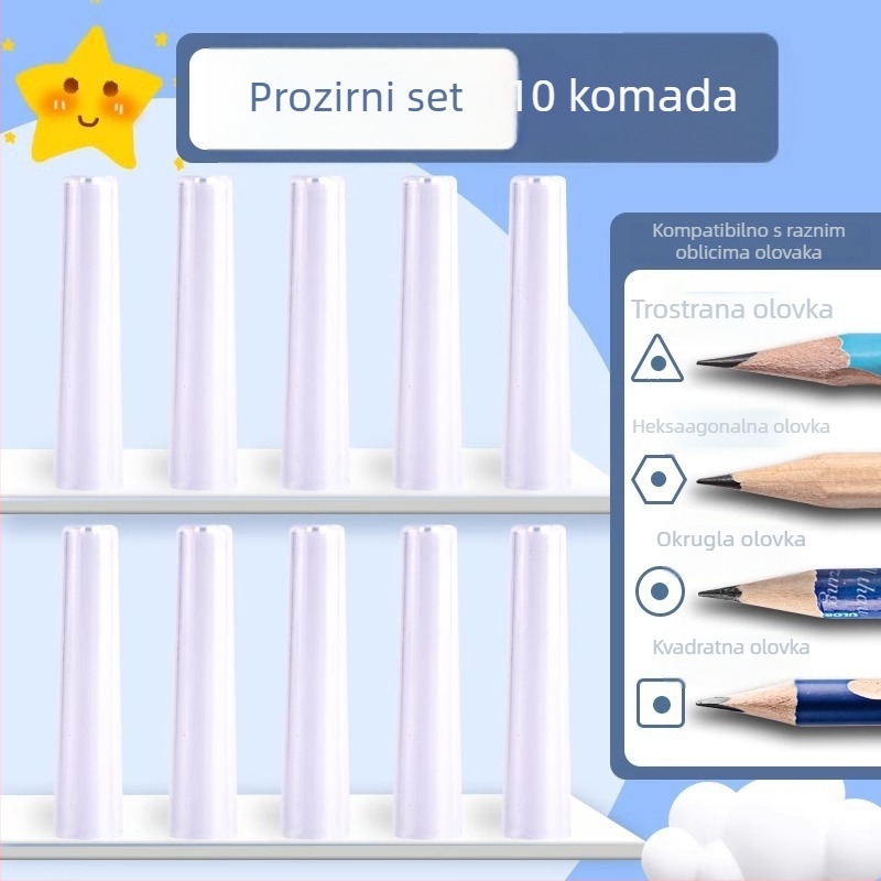 Kapa za olovku s gumicom, slatka zaštitna kapica za početnike