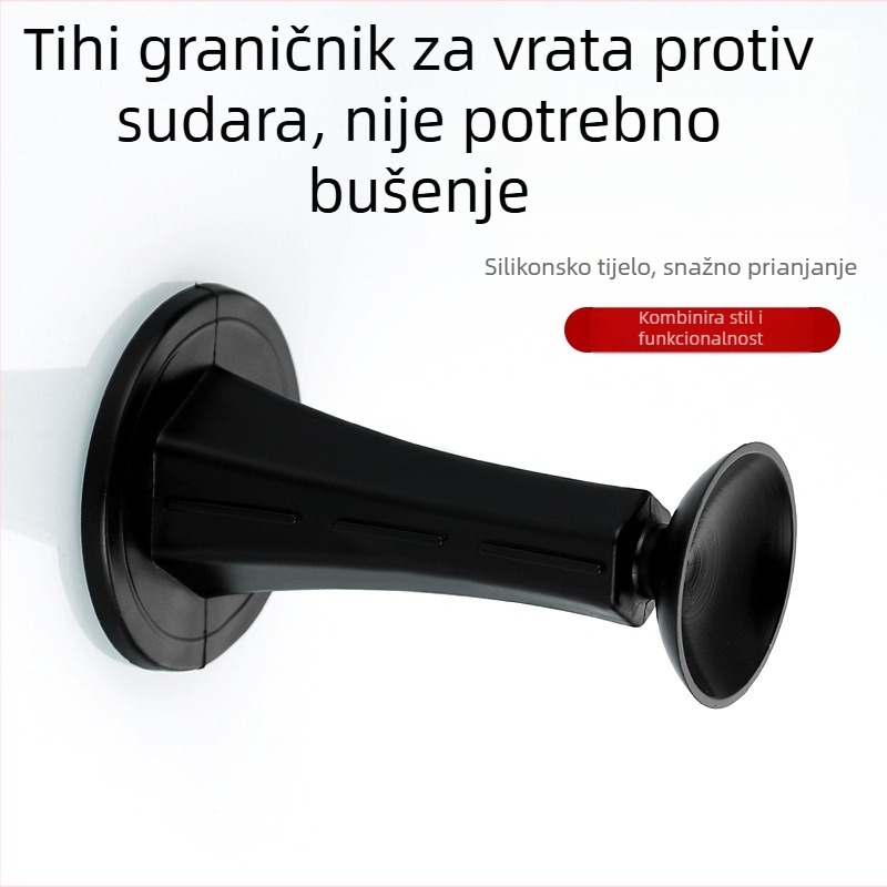 Bez bušenja silikon štoper za vrata, za kupaonice i drvena vrata, gumeni tiši štoper