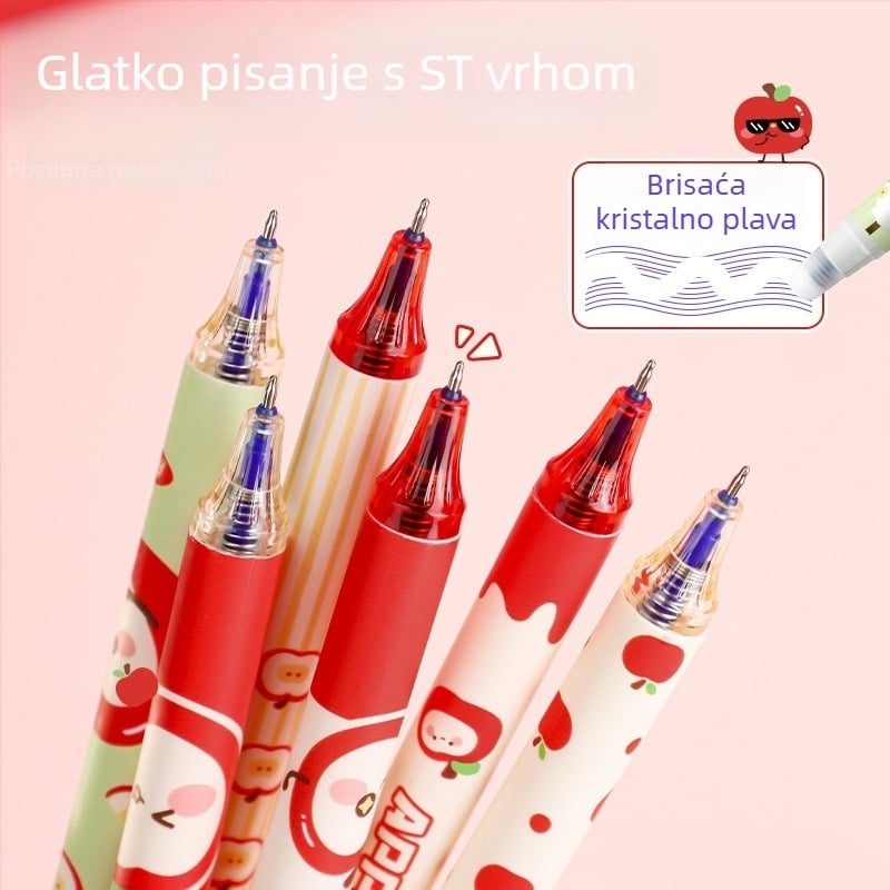 Izvlačna gel olovka s ST vrhom, kristalno plava, za treći razred osnovne škole