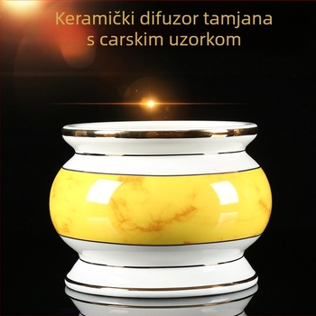 Keramički tamjanik s carski uzorak za unutarnju upotrebu