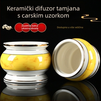 Keramički tamjanik s carski uzorak za unutarnju upotrebu