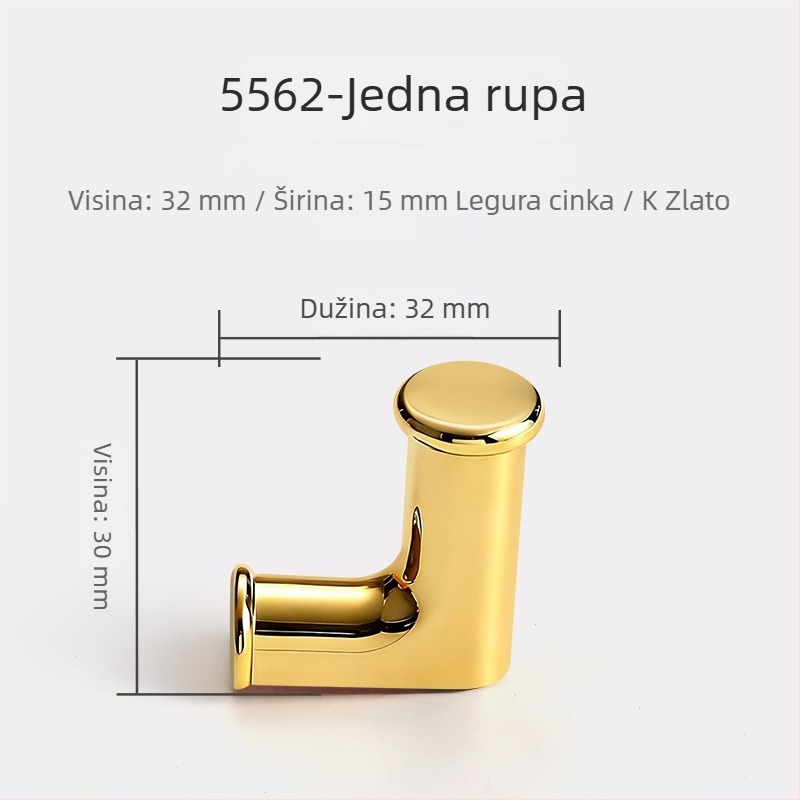 Moderan minimalistički ručak za vrata ormara, ulaznog ormarića i TV ormarića, ručka za ladice s višenamjenskim kukom.
