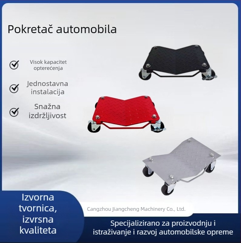 Hidraulični pomični uređaj za automobil s univerzalnim kotačićima – jednostavan alat
