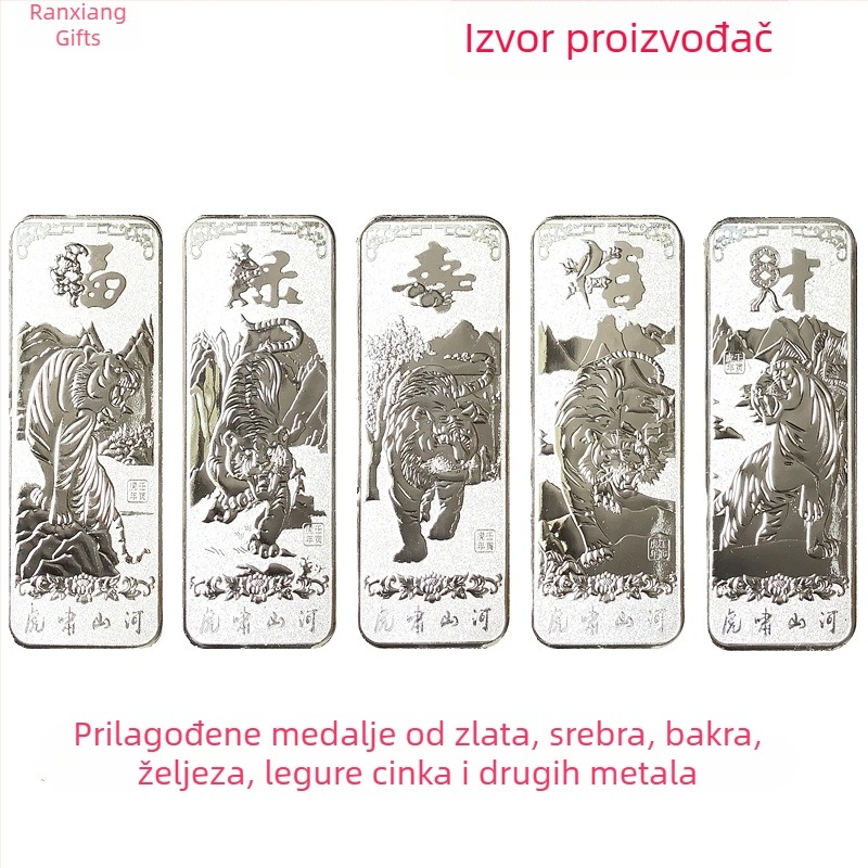Velika bakrena medalja s prilagođenim logom, metalna spomen pločica za poslovne događaje