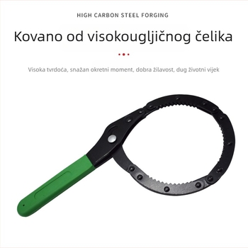 Ključ za uljni filter tip lisice, od karbonskog čelika.