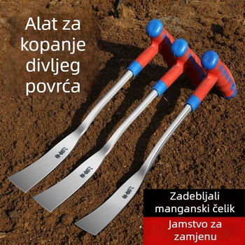 Vrtni alat za plijevljenje i kopanje: mala lopata za češnjak, maslačak i sadnju cvijeća; kopanje tla, vanjska upotreba