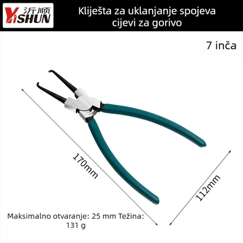 Male kliješta za crijeve goriva i cijevi za ureu – alat za demontažu u automobilu