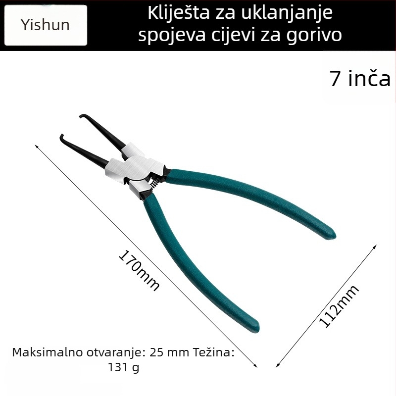 Male kliješta za crijeve goriva i cijevi za ureu – alat za demontažu u automobilu