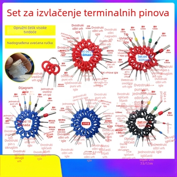 Set za vađenje pinova iz auto konektora 5577