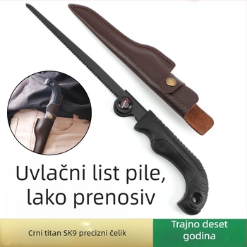 Kyushu Garden Izvlačna ručna pila za drvo – vanjski alat za rezanje drveta