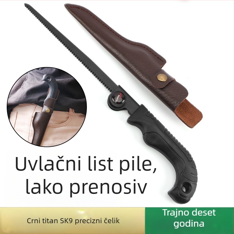 Kyushu Garden Izvlačna ručna pila za drvo – vanjski alat za rezanje drveta