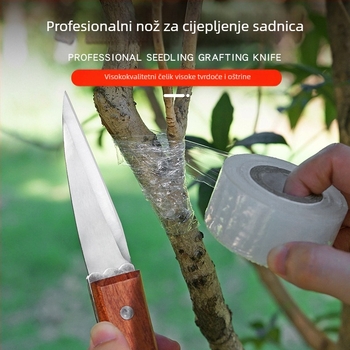 Sklopivi nož za cijepanje od čelika, komplet alata za cijepanje voćnih stabala i sadnica u vrtu