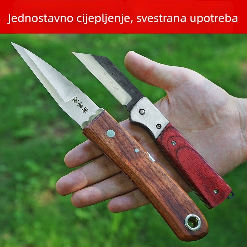 Sklopivi nož za cijepanje od čelika, komplet alata za cijepanje voćnih stabala i sadnica u vrtu