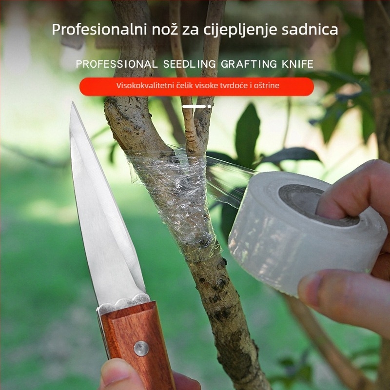 Sklopivi nož za cijepanje od čelika, komplet alata za cijepanje voćnih stabala i sadnica u vrtu