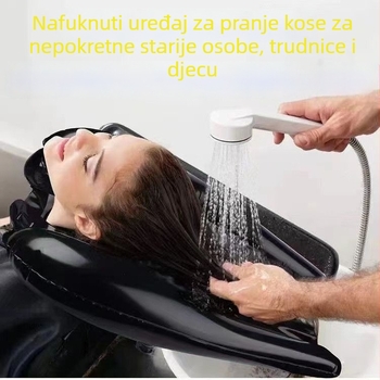 PVC napuhljivi bazen za pranje kose, prijenosni bazen s odvodom, jastučić za šamponiranje, njega trudnica, kupanje