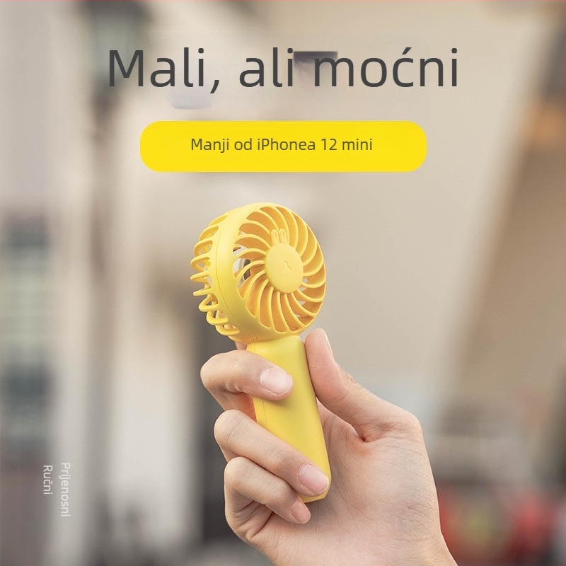 2021 novi ručni ventilator, mini džepni USB prijenosni ventilator, punjivi, prilagodljiv električni ventilator