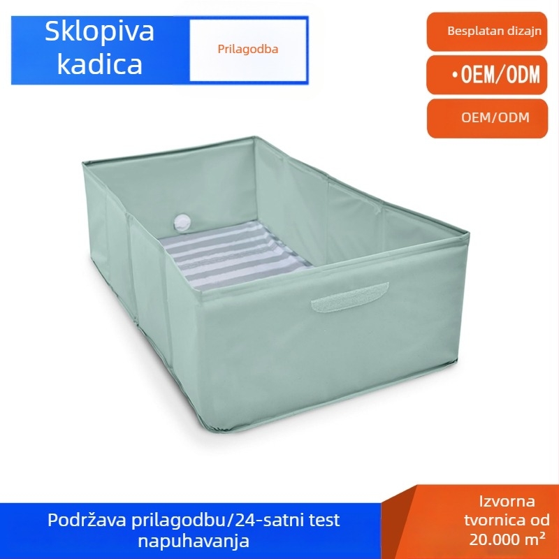 Sklopiva prijenosna kada za bebe – za putovanja i korištenje na otvorenom – za novorođenčad i malu djecu
