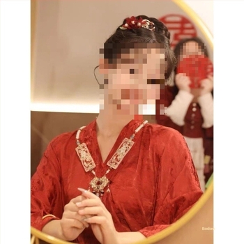 Hanfu haljina tradicionalnog kineskog stila za nazdravljanje, zaruke i vjenčanje, crvena mamian suknja, vjenčani komplet