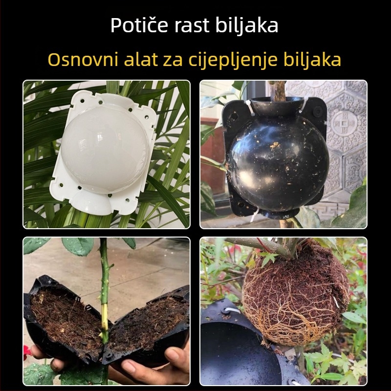 Kutija za visoki tlak za biljke – razmnožavanje, cijepanje i ukorjenjavanje; razmnožavajuća kugla za vrt i voćke