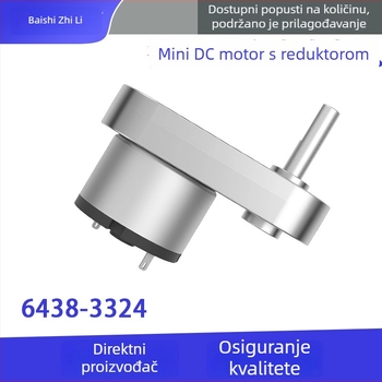 Mikro DC motor s reduktorom, regulacija brzine 6V–12V, inteligentno upravljanje